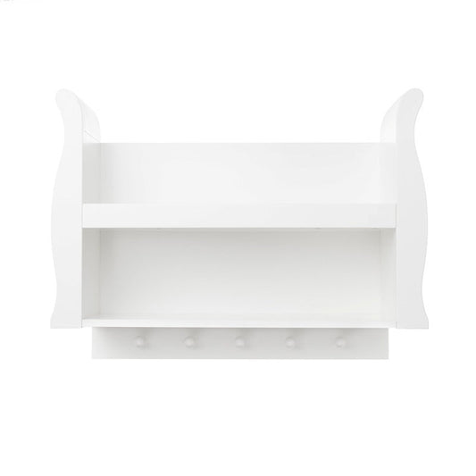 Obaby Stamford Sleigh Shelf - White Unit