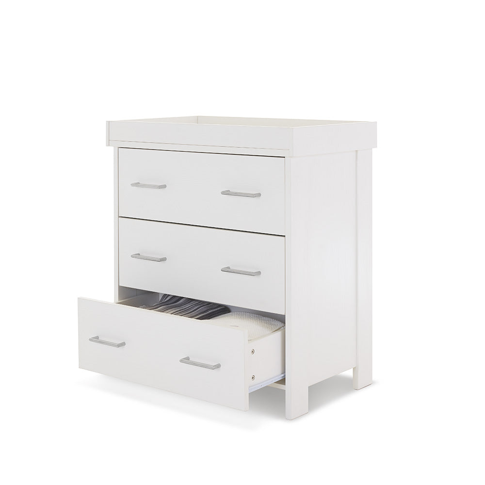 Obaby Nika 2 Piece Room Set - White Wash Baby & Toddler Furniture Sets