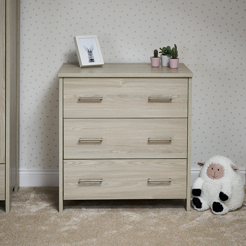 Obaby Nika Closed Changing Unit - Grey Wash Unit