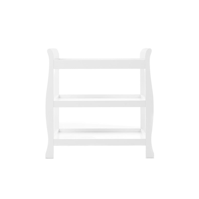 Obaby Stamford Sleigh Open Changing Unit - White Unit