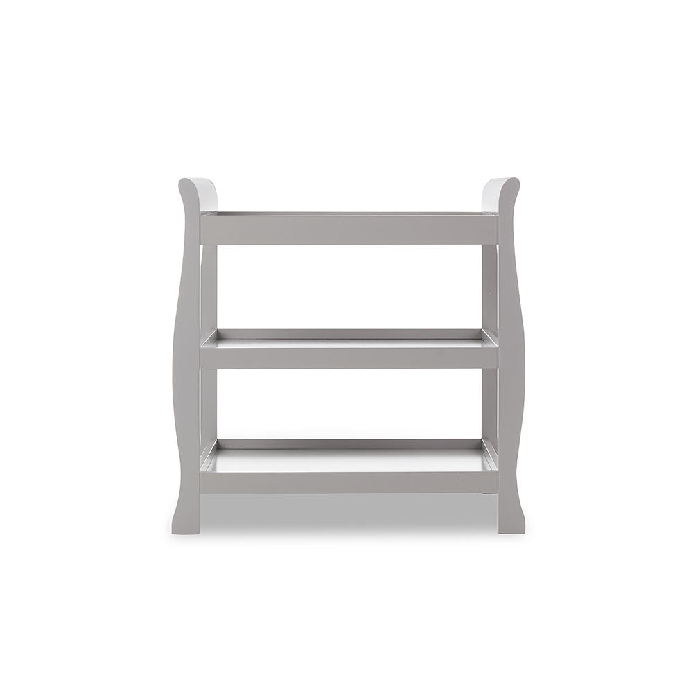 Obaby Stamford Sleigh Open Changing Unit - Warm Grey Unit