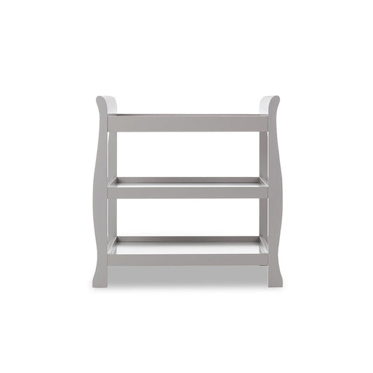 Obaby Stamford Sleigh Open Changing Unit - Warm Grey Unit
