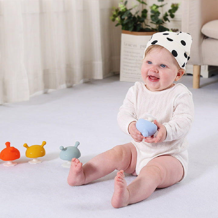 Mombella Mimi Mushroom Teether 0-6 Months - 5 Colours Pacifiers & Teethers