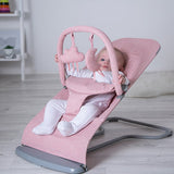Baya Bouncer - Ergonomic Self-Bouncing Adjustable Baby (Blush Pink) Baby Bouncer