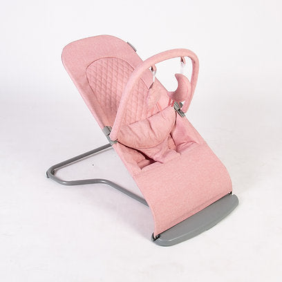 Baya Bouncer - Ergonomic Self-Bouncing Adjustable Baby (Blush Pink) Baby Bouncer