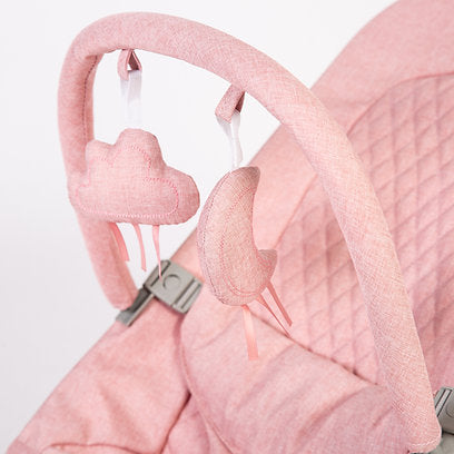 Baya Bouncer - Ergonomic Self-Bouncing Adjustable Baby (Blush Pink) Baby Bouncer