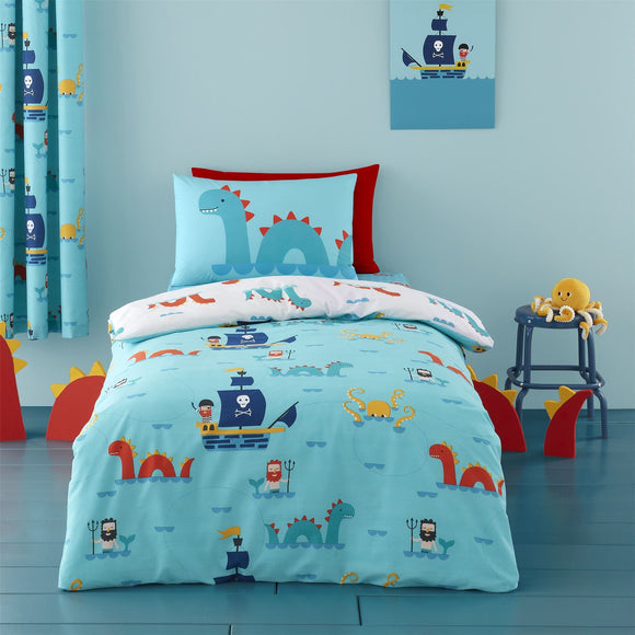 Duvet Cover Set For Cotbed Sea Monsters Cot Bed Bedding Toddler