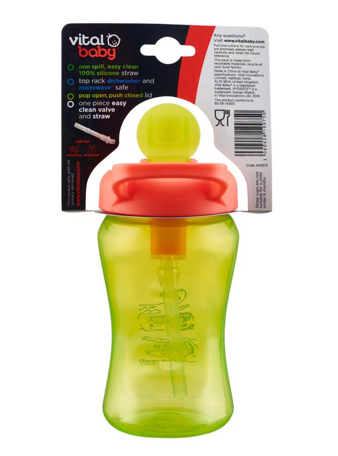 Hydrate Sippy Straw 340Ml 2 Colours Feeding