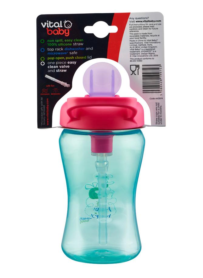 Hydrate Sippy Straw 340Ml 2 Colours Feeding