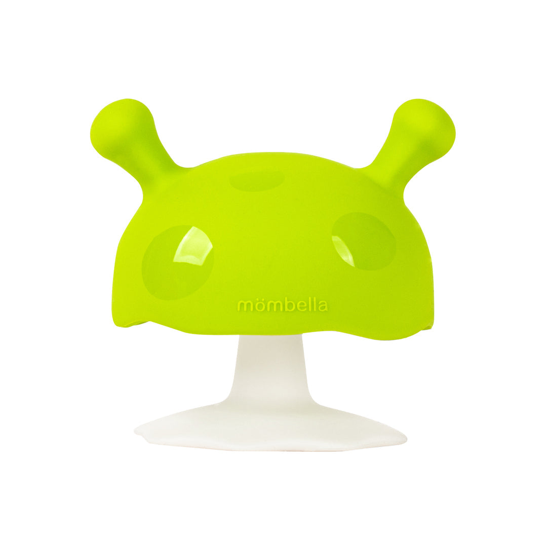 Mombella Mimi Mushroom Teether 0-6 Months - 7 Colours Green Pacifiers & Teethers
