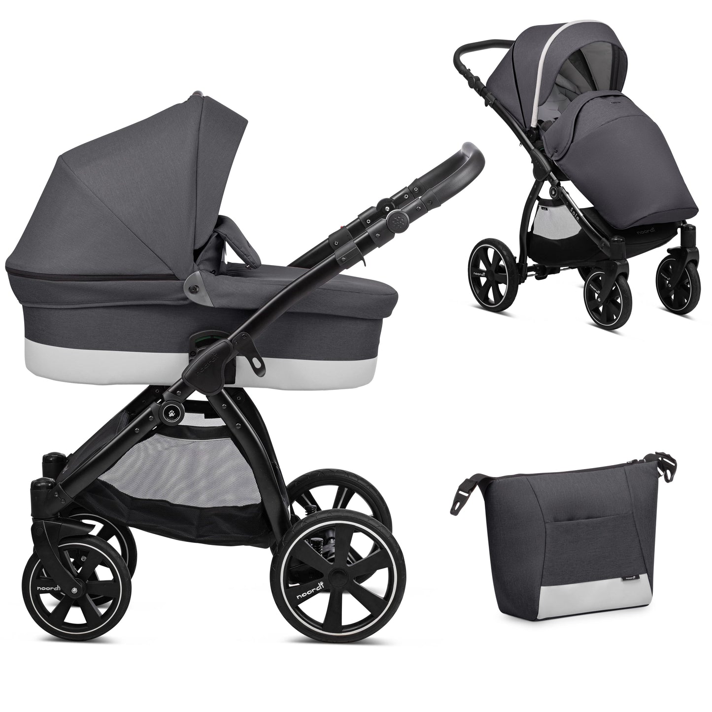 Noordi Sole Go - Antracite 2 In 1 Travel System