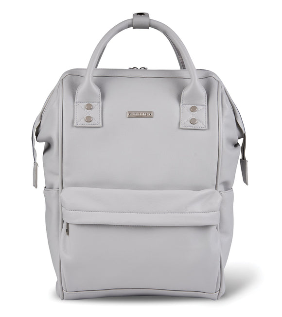 Bababing Mani Changing Bag Dove Grey Leatherette