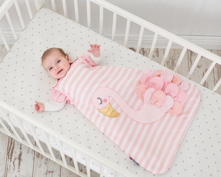 Baby Sleeping Bag 6-18 Months 2.5 Tog - Flora Flamingo Nursery