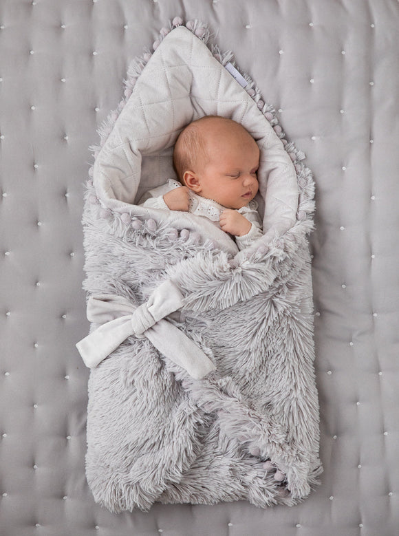 Baby Blanket Koochiwrap Whisper Grey Koochicoo Wrap Swaddle