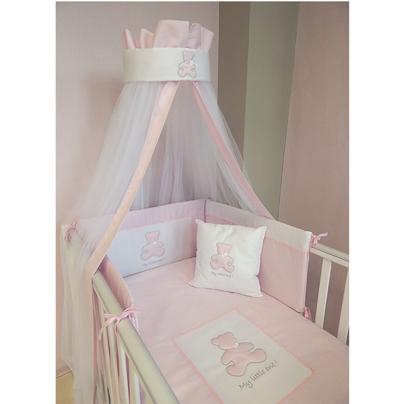 Baby Oliver My Little One Pink Quilt & Bumper Bedding Set Cot Bedding