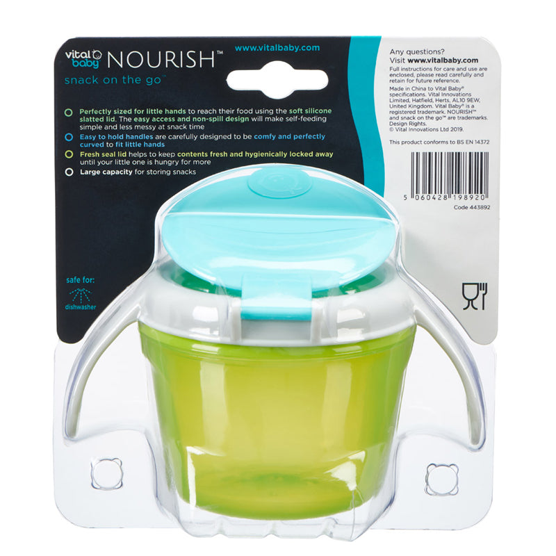 Vital Baby Nourish Snack On The Go - 2 Colours Feeding