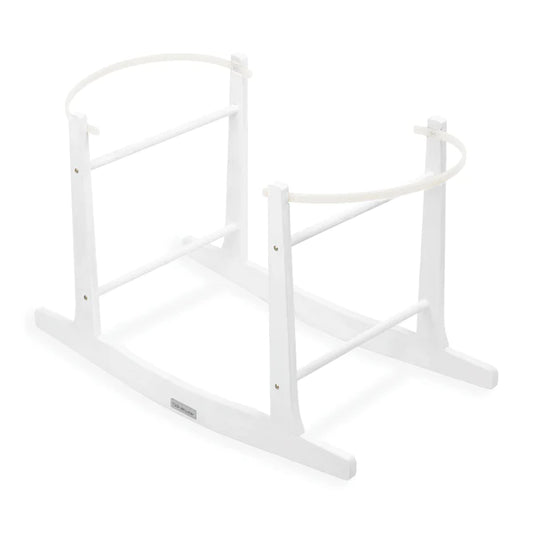 Clair-de-lune White Standard Rocking Moses Basket Stand 3 Colours