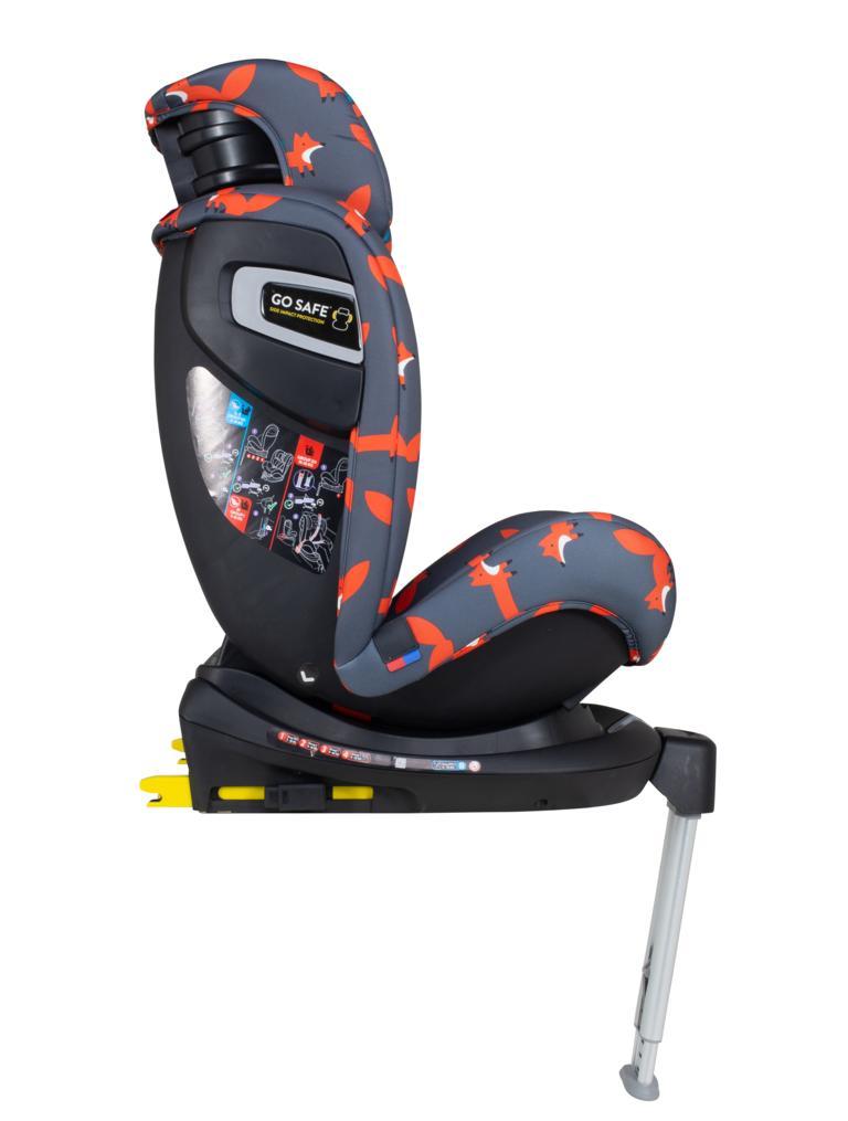 All In Rotate Group 0+123 Car Seat Charcoal Mister Fox Seats 0+/1/2/3