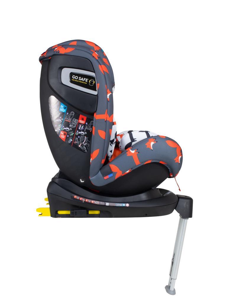 All In Rotate Group 0+123 Car Seat Charcoal Mister Fox Seats 0+/1/2/3