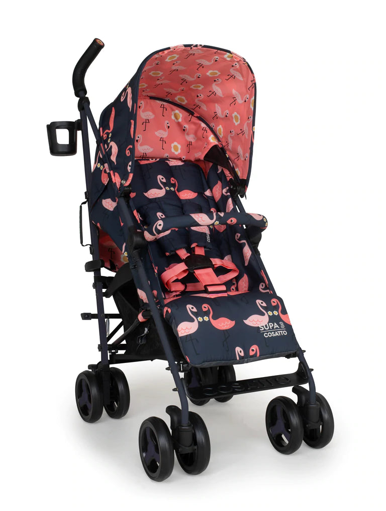 Cosatto Supa 3 Stroller Pretty Flamingo Pushchairs & Prams