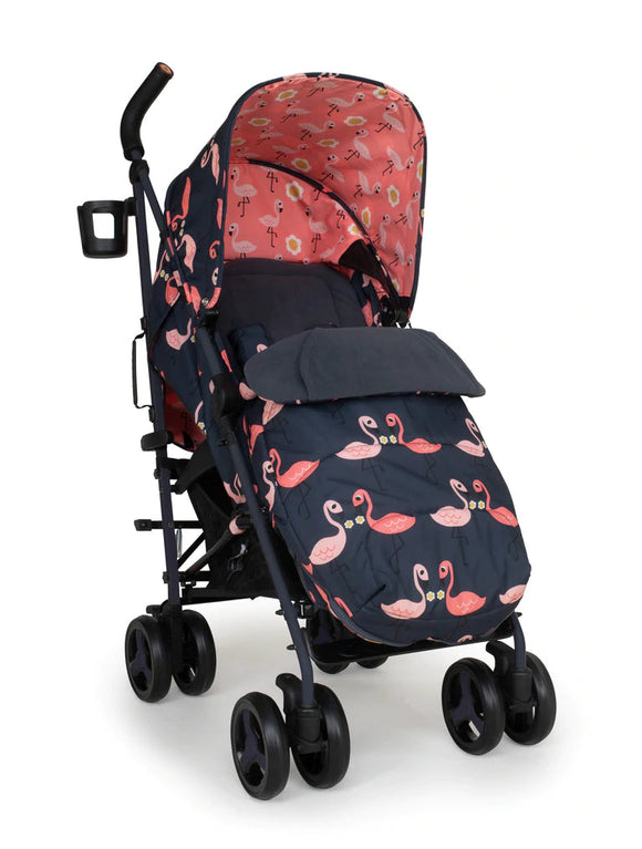 Cosatto Supa 3 Stroller Pretty Flamingo Tiny Tots Store
