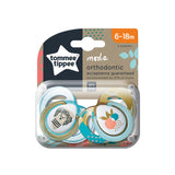 Tommee Tippee Close to Nature Moda Soother 6-18 2pk