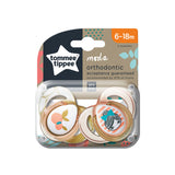 Tommee Tippee Close to Nature Moda Soother 6-18 2pk