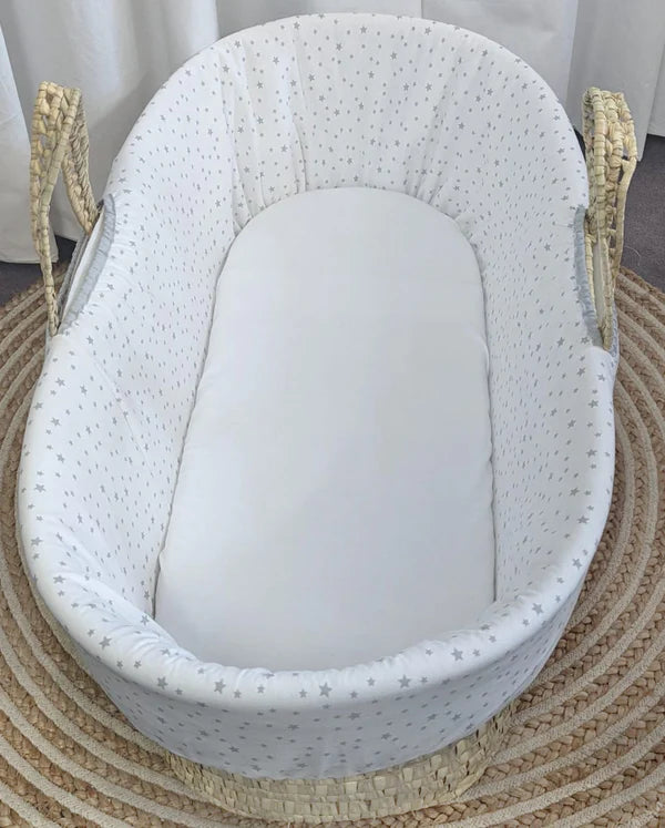 Clair-de-lune Waterproof Moses Basket Mattress Protector