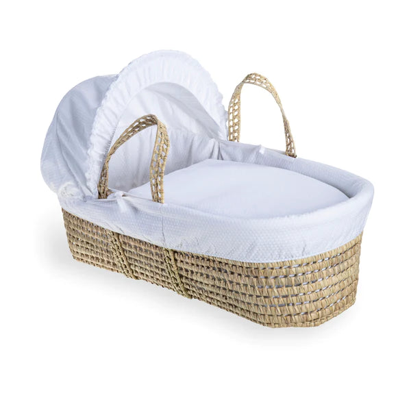 Clair-de-lune Cotton Dream Palm Moses Basket Grey