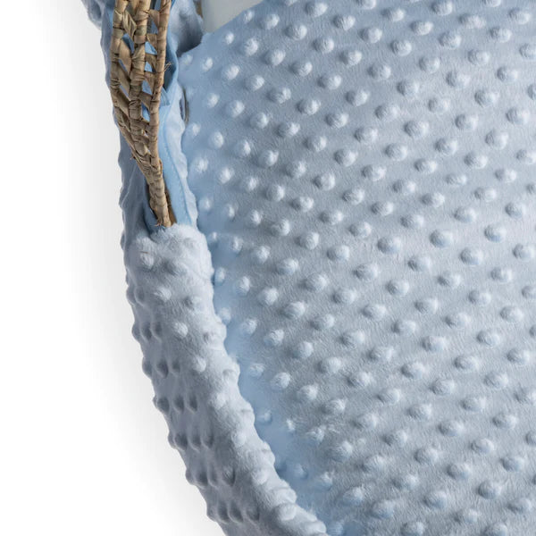 Clair-de-lune Dimple Palm Moses Basket Blue