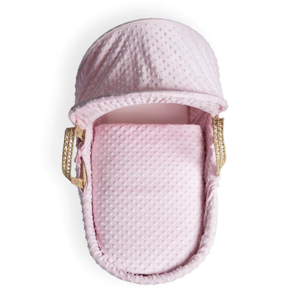 Clair-de-lune Dimple Palm Moses Basket Pink