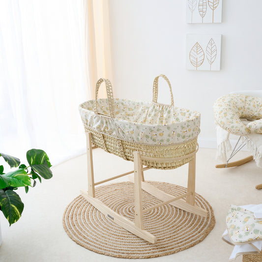 Clair-de-lune Safari Palm Moses Basket