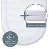 Clair-de-lune Waterproof Moses Basket Mattress Protector