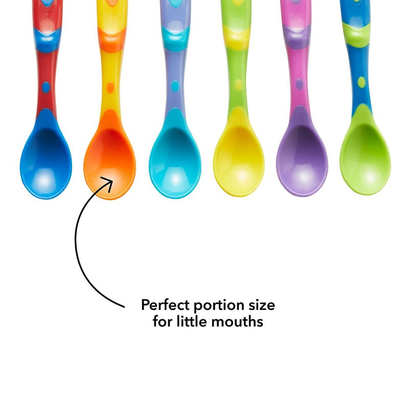 Nuby Weaning Spoons X6 Feeding