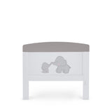 Obaby Grace Inspire Cot Bed Me & Mini Elephants Grey