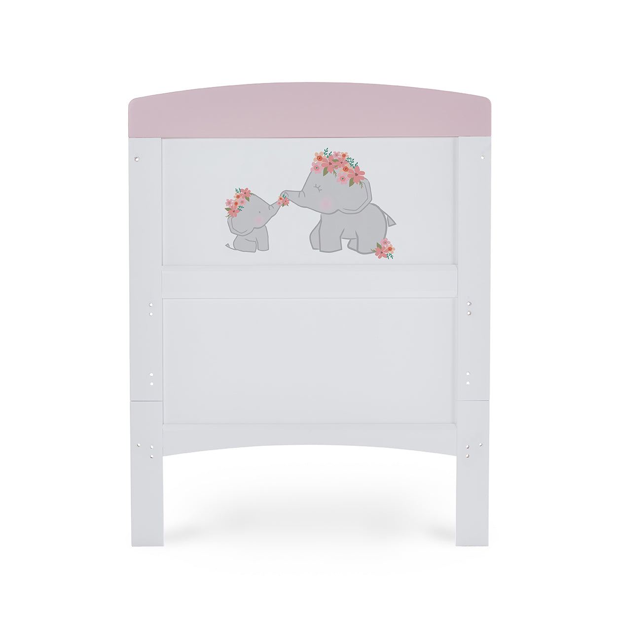 Grace Inspire Cot Bed Me & Mini Elephants Pink