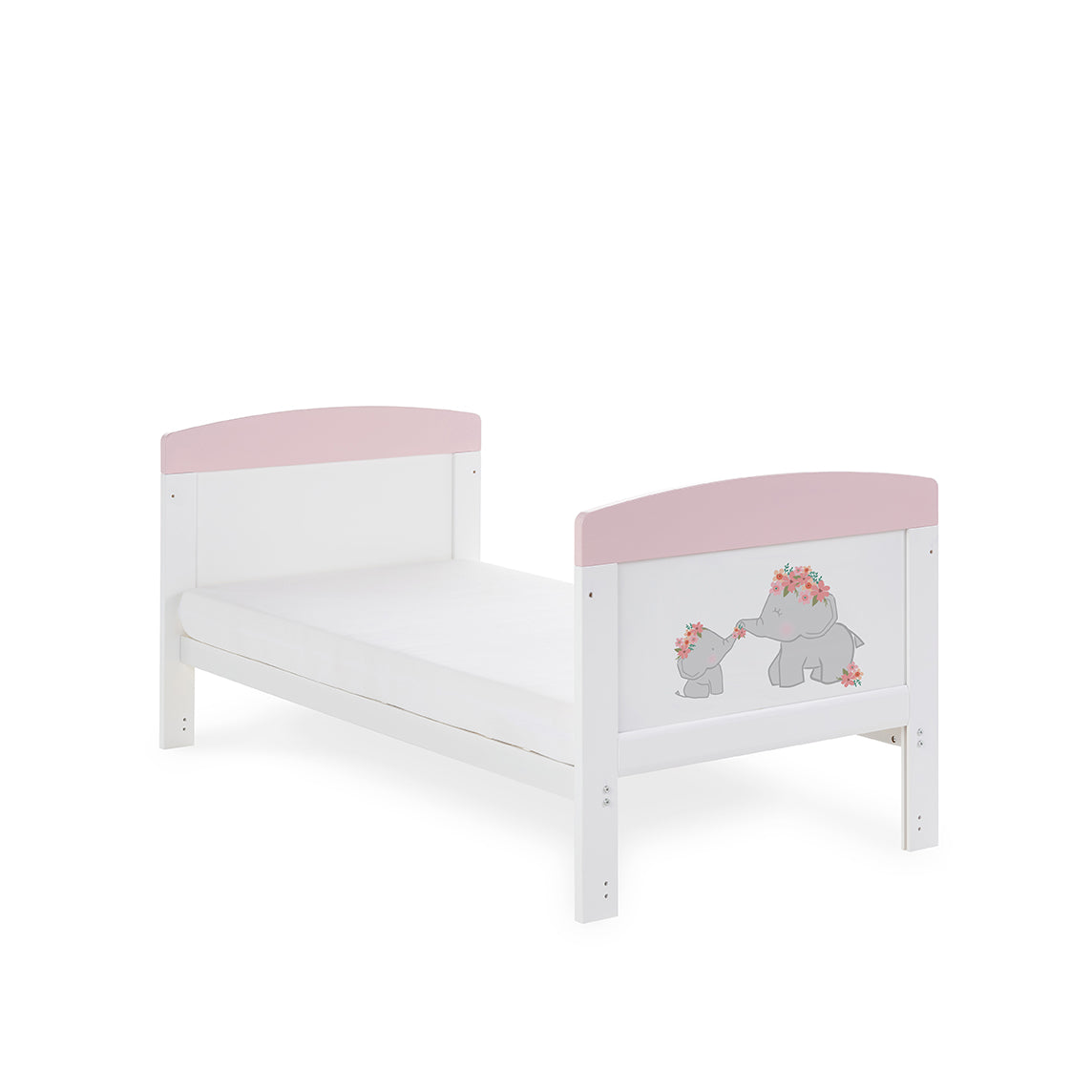 Grace Inspire Cot Bed Me & Mini Elephants Pink