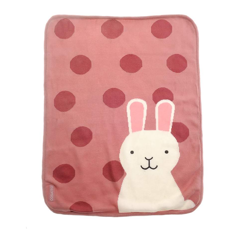Cosatto Bunny Buddy Sherpa Blanket Nursery