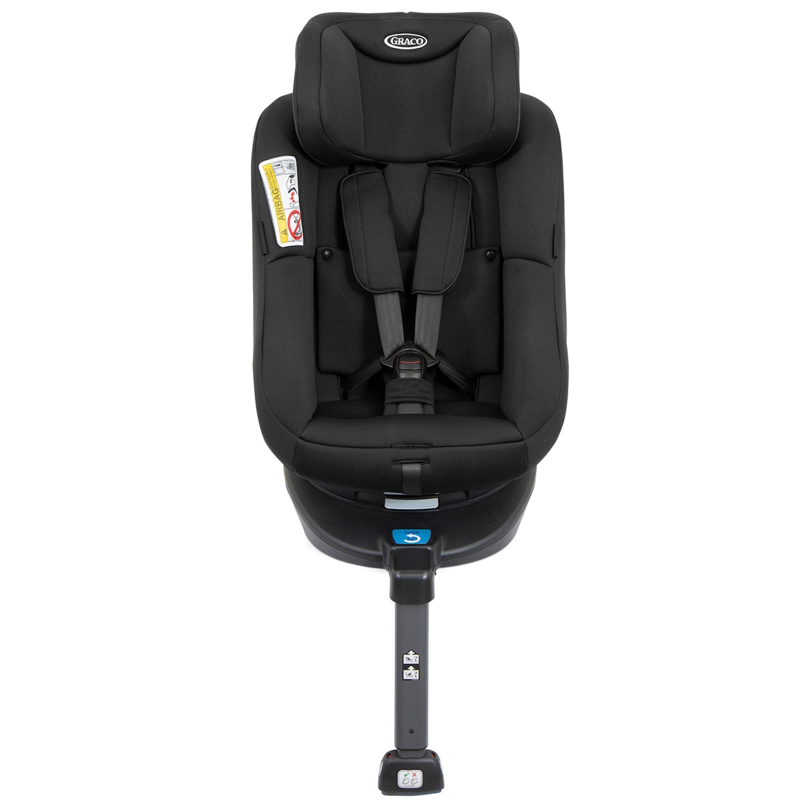Graco Turn2Me Group 0+/1 Spin Rotate Isofix Car Seat - Black Baby & Toddler Seats