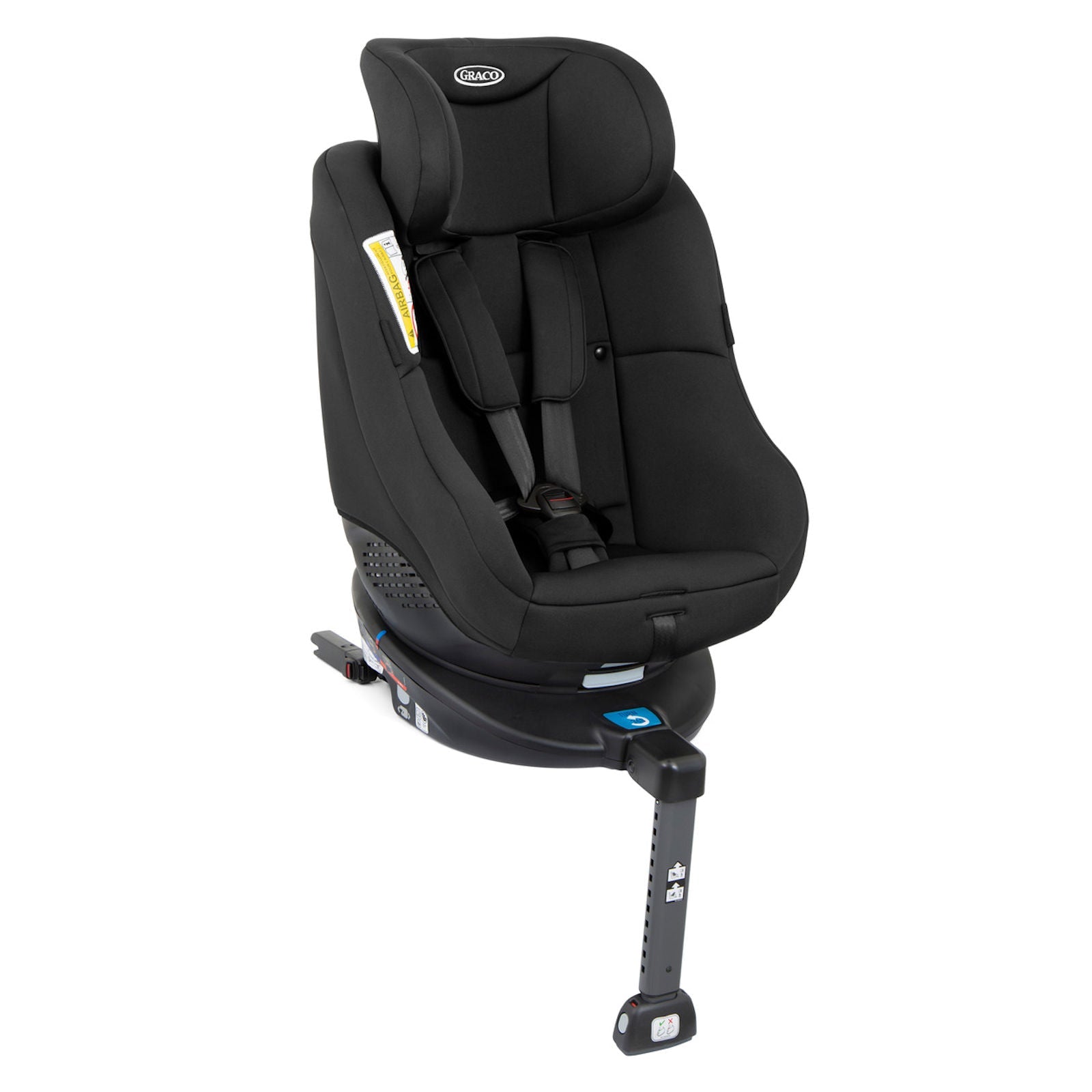 Graco Turn2Me Group 0+/1 Spin Rotate Isofix Car Seat - Black Baby & Toddler Seats