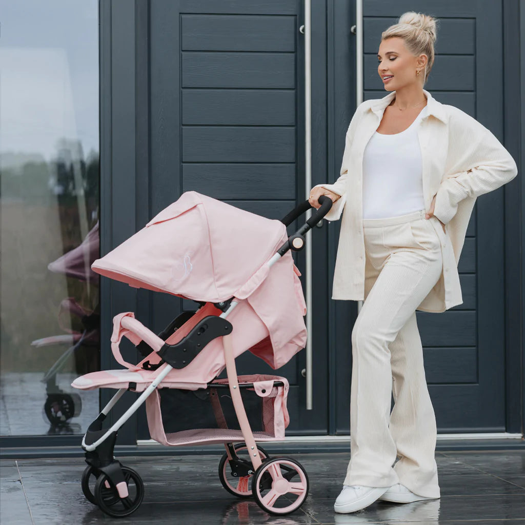 My Babiie MB30 Billie Faiers Pink Stripes Pushchair Tiny Tots Store