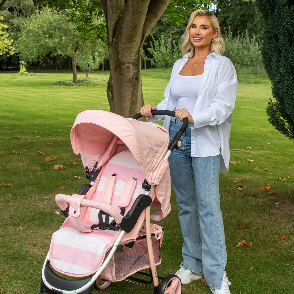 My Babiie MB30 Billie Faiers Pink Stripes Pushchair Tiny Tots Store