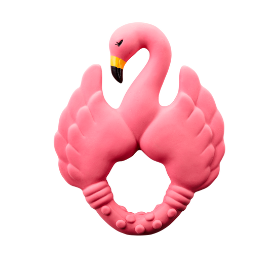 Natruba Flamingo Teether - Pink Feeding