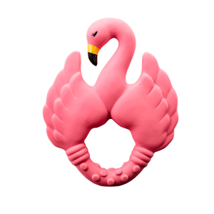 Natruba Flamingo Teether - Pink Feeding