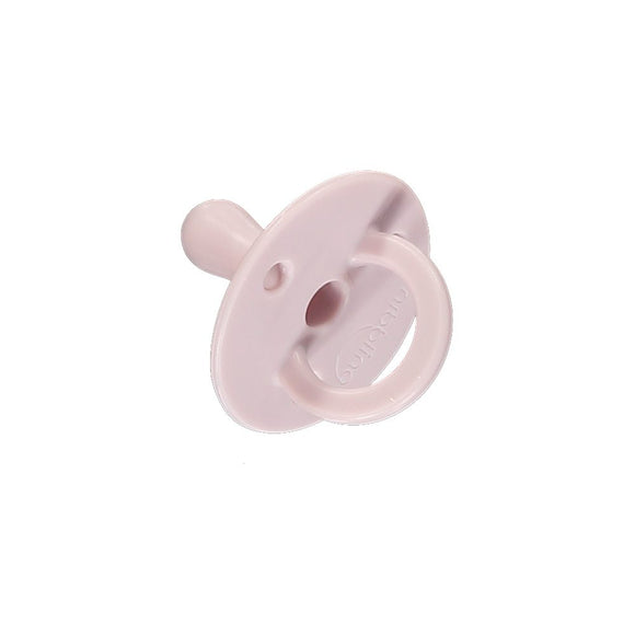 Nibbling Silicone Soother Size 1 - Rose Feeding