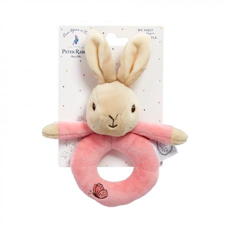 Rainbow DesignPeter Rabbit & Flopsy Bunny Plush Ring Rattles