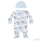 Premature 2 Pc Garment Set Safari Colours Blue Baby & Toddler Clothing