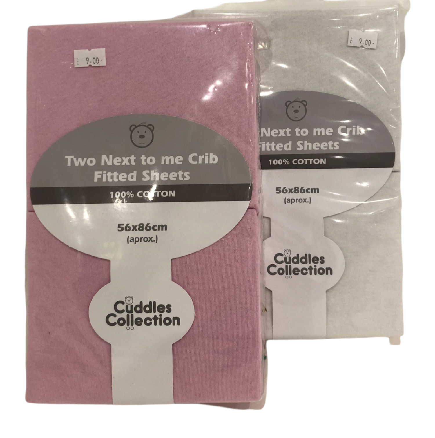 Cuddles Collection Next To Me Crib Fitted Sheets