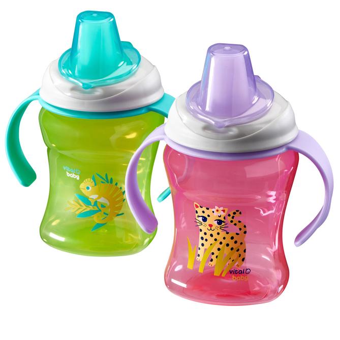 Hydrate Easy Sipper With Removable Handles 260Ml 2 Colours Feeding