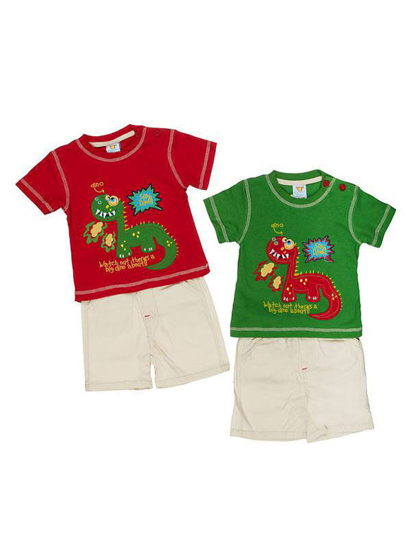 Boys Dino T-Shirt & Shorts Clothing